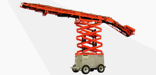 Mobile stretching hydraulic lifting binning machine