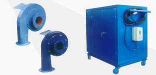 Circulating fumigation ventilator for grain